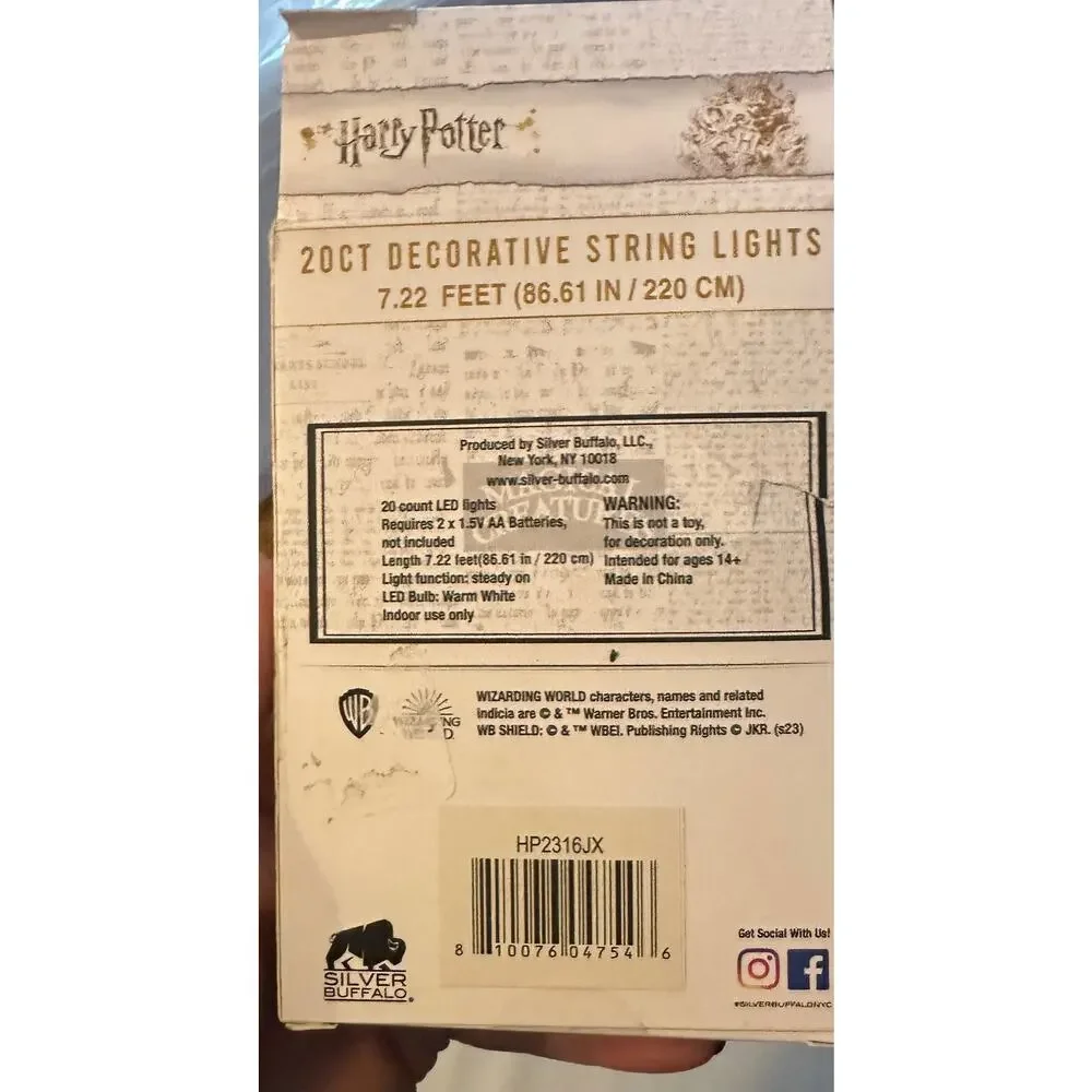 Harry Potter Chibi 20ct Copper String Lights
